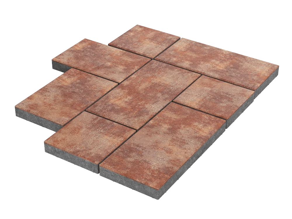 Тротуарная плитка Мозаика XL Санрайз Stellard 60 мм