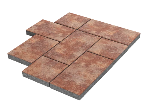 Тротуарная плитка Мозаика XL Грей Stellard 60 мм