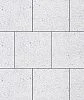 Тротуарная плитка КВАДРАТ 400х400 Стоунмикс Белый с черным Б.6.К.6 Выбор 60 мм