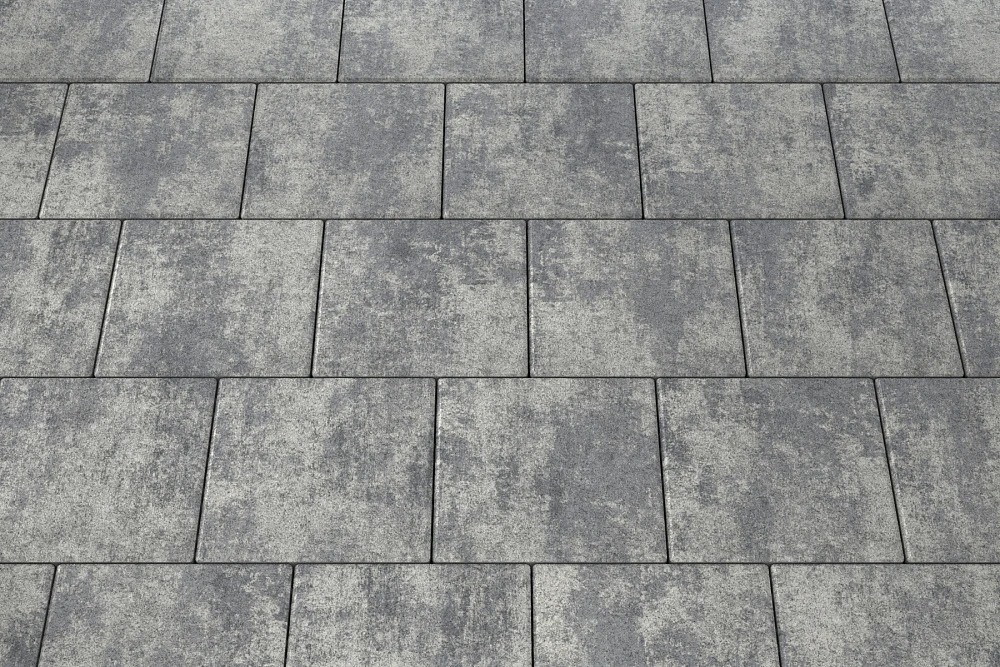 Тротуарная плитка Квадрат 30х30 Грей Stellard 80 мм