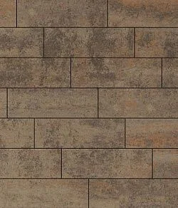 Тротуарная плитка ПРЯМОУГОЛЬНИК 750х250 Листопад гладкий Клен Б.12.П.8 Выбор 80 мм