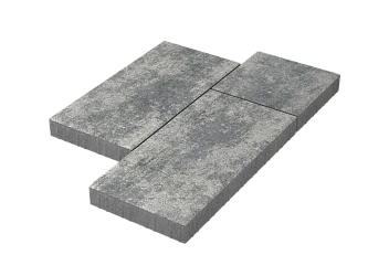 Тротуарная плитка Мозаика XL Грей Stellard 60 мм