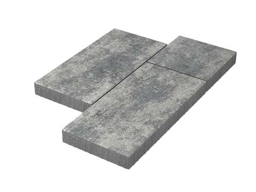 Тротуарная плитка Мозаика XL Грей Stellard 60 мм