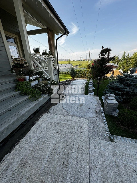 Укладка пошаговых плит и брусчатки от Steingot