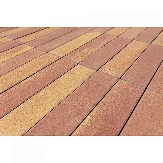 Тротуарная плитка Ригель 2.0, Рассвет BRAER 60 мм