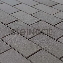 Брусчатка Прямоугольник 200*100 Серый (полный прокрас, минифаска) Steingot 40 мм