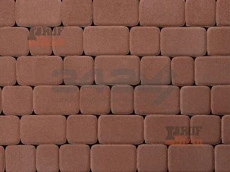 Тротуарная плитка Классика, Красный 342 МЗ 60 мм