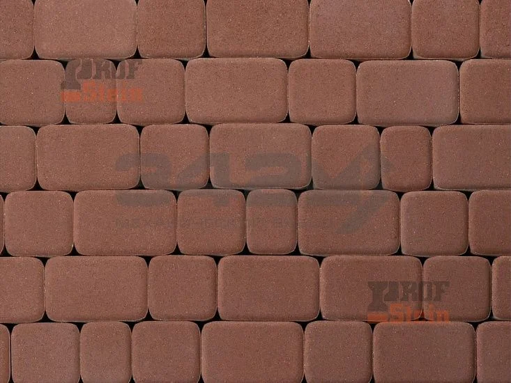 Тротуарная плитка Классика, Красный 342 МЗ 60 мм
