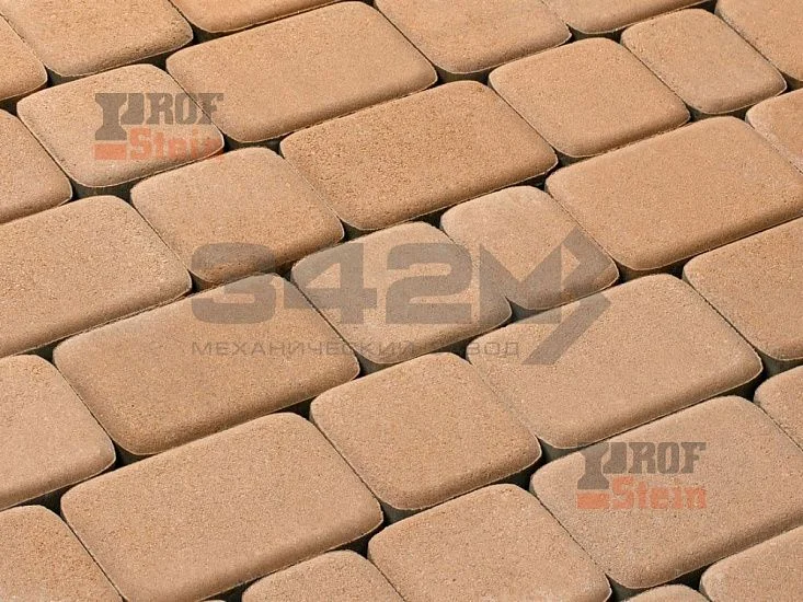 Тротуарная плитка Классика, Бежевый 342 МЗ 60 мм