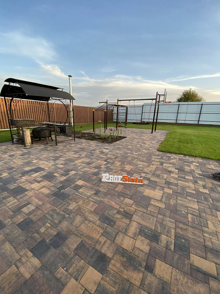 Укладка тротуарной плитки Бавария Блэнд от Steingot