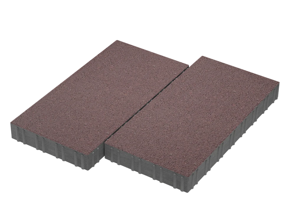 Тротуарная плитка Мега Коричневый Stellard 80 мм