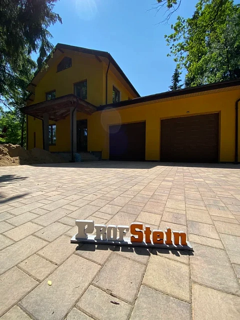 Укладка и поставка тротуарной плитки Braer на даче