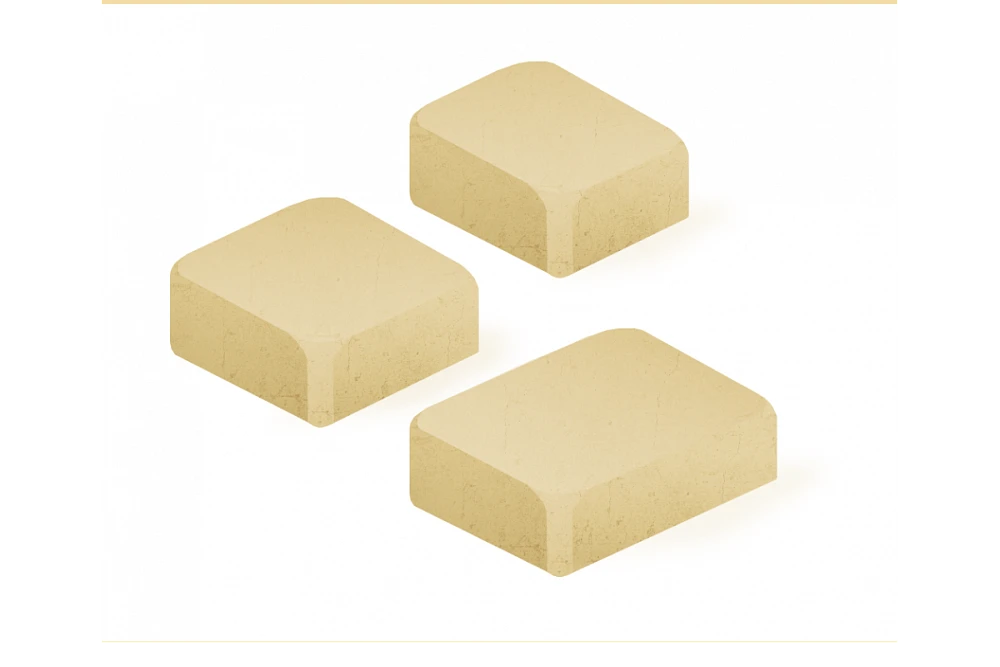 Тротуарная плитка Новая Классика 1НКЛ5Ф Нобетек Бежевая 50 мм