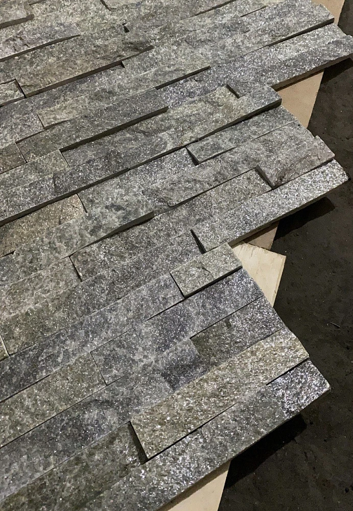 3D панель из натурального камня Кварцит Зелёный Классик Pharaon