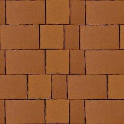 Тротуарная плитка Старый город Оранжевый Гладкая SteinRus 60 мм