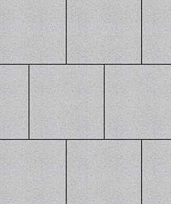 Тротуарная плитка КВАДРАТ 400х400 Стандарт Белый Б.6.К.6 Выбор 60 мм