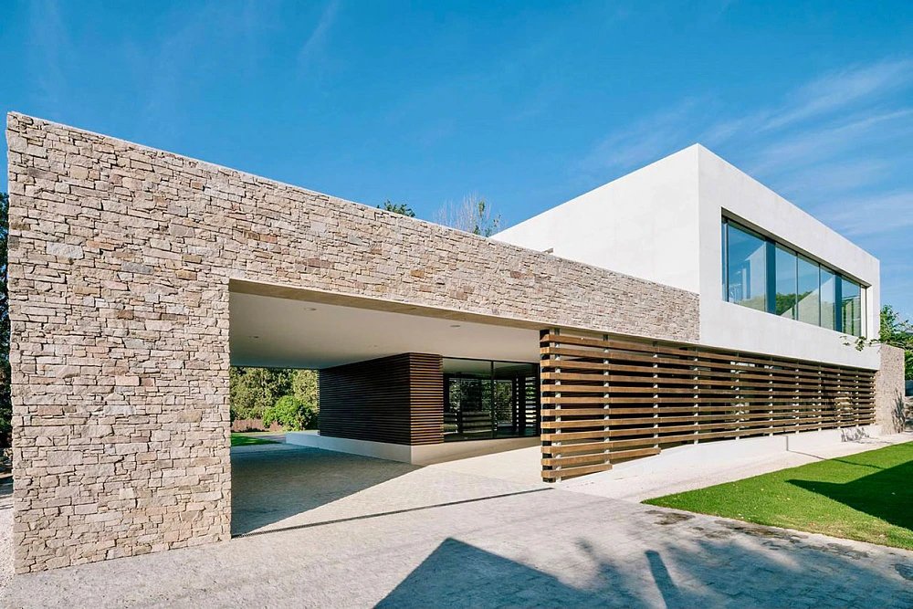 3D панель из натурального камня Кварцит Серо-коричневый Грубый камень Pharaon