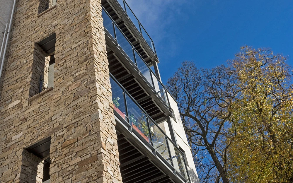 3D панель из натурального камня Кварцит Серо-коричневый Грубый камень Pharaon