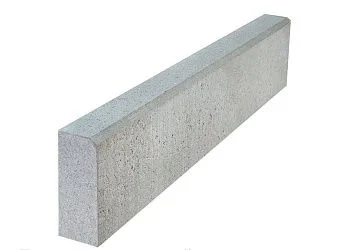 Садовый бордюр БР 1000х200х80 342 МЗ, Серый