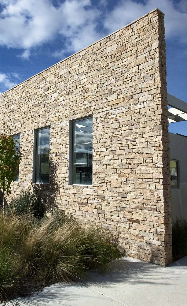 3D панель из натурального камня Кварцит Серо-коричневый Грубый камень Pharaon