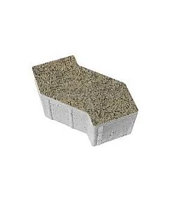 Тротуарная плитка S-ФОРМА Гранит Желтый с черным В.3.Ф.10 Выбор 100 мм