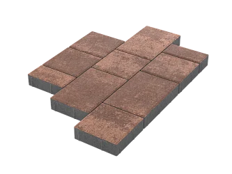 Тротуарная плитка Мозаика Мокко Stellard 60 мм