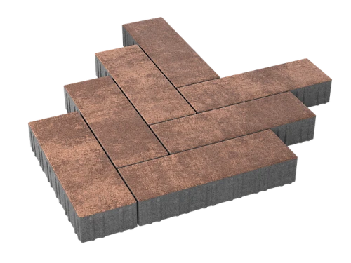 Тротуарная плитка Паркет Гавана Stellard 80 мм