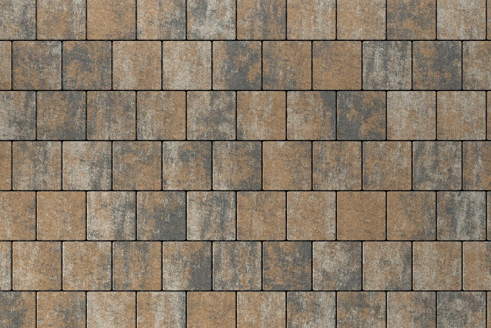 Тротуарная плитка Квадрат 15х15 Каньон Stellard 80 мм