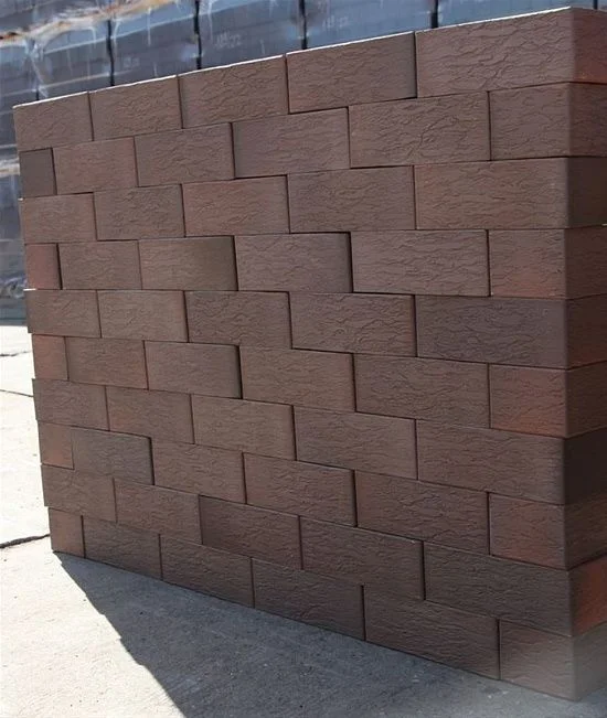 Кирпич облицовочный Графит Флэш полуторный 1.4 NF Лава ВКЗ