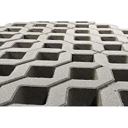 Газонная решетка Меба, Серый BRAER 100 мм