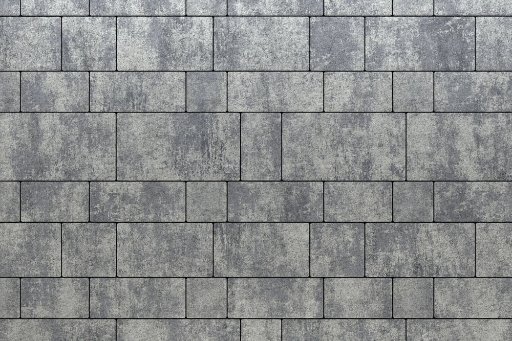 Тротуарная плитка Микс Сити Грей Stellard 60 мм