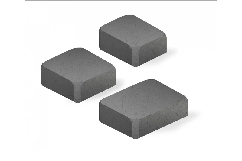 Тротуарная плитка Новая Классика 1НКЛ5Ф Нобетек Черная 50 мм