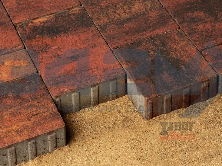 Тротуарная плитка Новый город, Вулкан 342 МЗ 60 мм