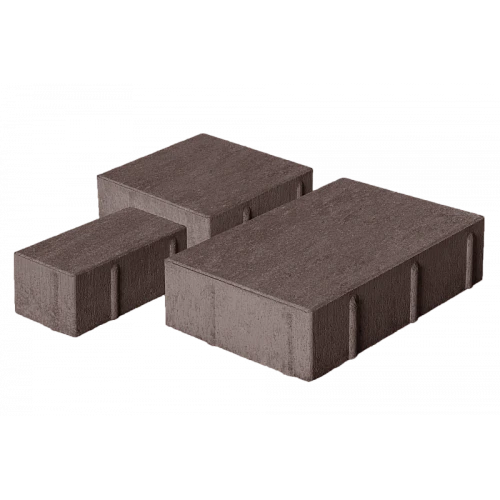 Тротуарная плитка Новый город 1НГ6Ф Серая Нобетек 60 мм
