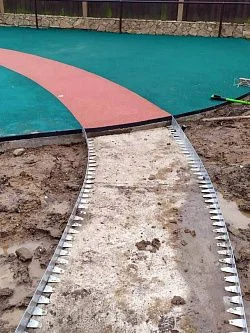 Металлический бордюр 1200*200*70*1,5 компл.