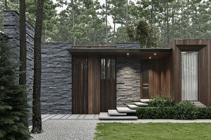 Плитка Сланец черный (нарезка) 70х300 Pharaon