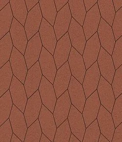 Тротуарная плитка СКОШЕННЫЙ ШЕСТИУГОЛЬНИК Стандарт Красный Б.1.ШГ.6 Выбор 60 мм