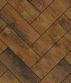 Тротуарная плитка ПРЯМОУГОЛЬНИК 600х200 Листопад гладкий Саванна Б.6.П.8 Выбор 80 мм