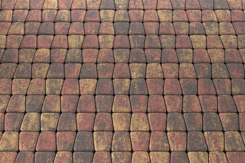 Тротуарная плитка Классико Закат Stellard 60 мм