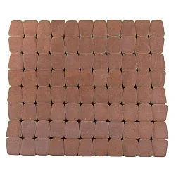 Тротуарная плитка Классико круговая, Винный BRAER 60 мм