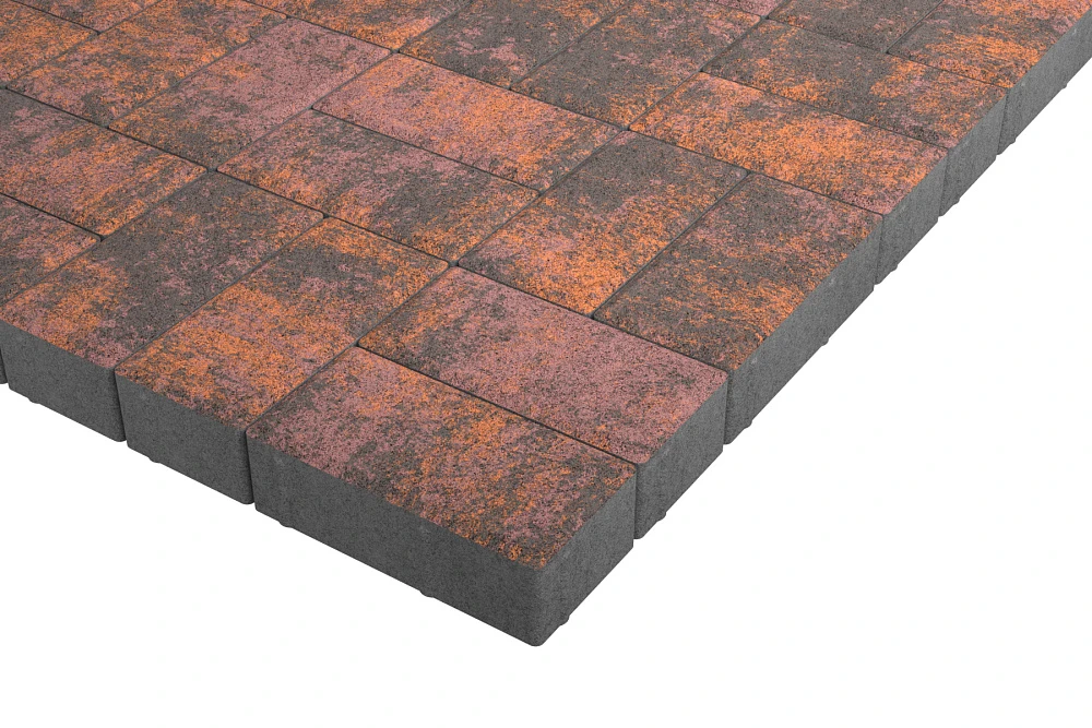 Тротуарная плитка Брусчатка Браун Stellard 40 мм