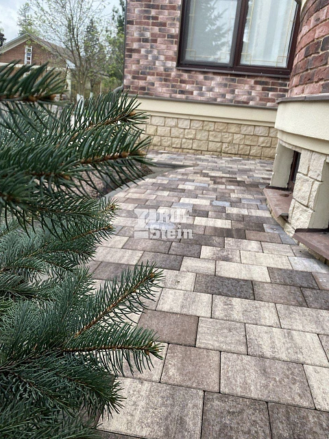 Демонтаж и монтаж новой тротуарной плитки от Steingot
