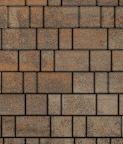 Тротуарная плитка СТАРЫЙ ГОРОД Листопад гранит Клен Б.1.Фсм.6 Выбор 60 мм