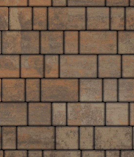 Тротуарная плитка СТАРЫЙ ГОРОД Листопад гладкий Клен Б.1.Фсм.6 Выбор 60 мм