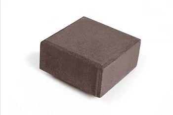 Тротуарная плитка Квадрат Нобетек 3К8Ф 140X140 Коричневая 80 мм