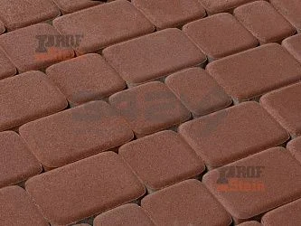 Тротуарная плитка Классика, Красный 342 МЗ 60 мм