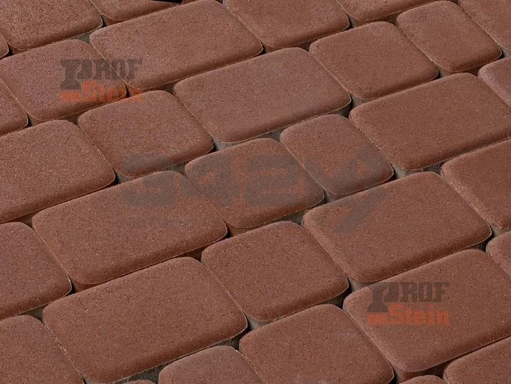 Тротуарная плитка Классика, Красный 342 МЗ 60 мм