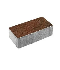 Тротуарная плитка ПРЯМОУГОЛЬНИК 200х100 Листопад гранит Арабская ночь Б.2.П.6 Выбор 60 мм