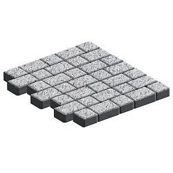 Плитка тротуарная Инсбрук Альт Дуо Мрамор BackWash SteinRus 40 мм