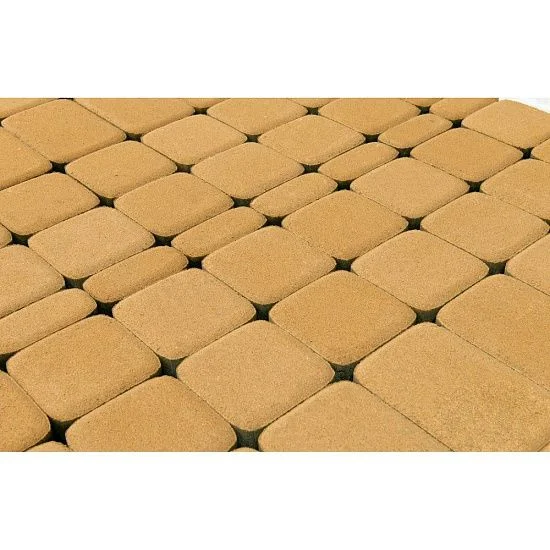 Тротуарная плитка Классико, Медовый BRAER 60 мм